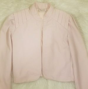Light pink blazer jacket